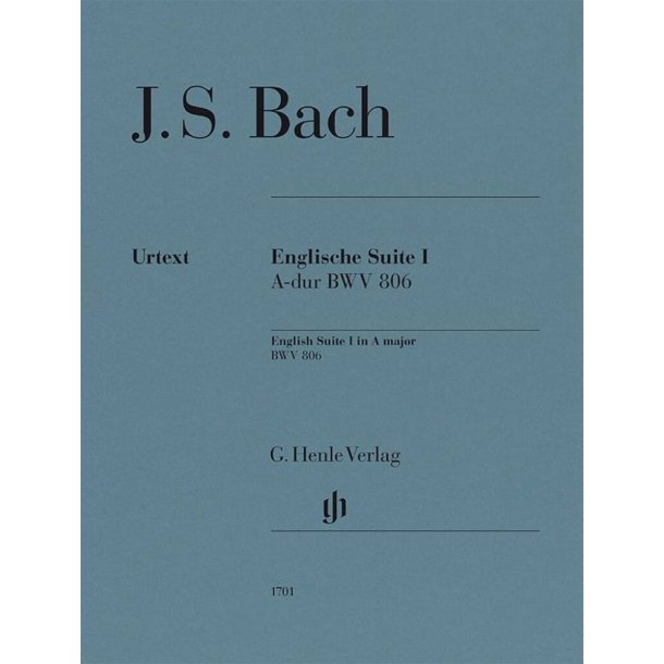 Englische Suiten BWV 806-811 : Englische Suite Nr. 1 A-dur BWV 806
