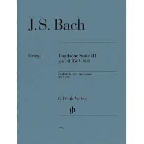Englische Suiten BWV 806-811 : Englische Suite Nr. 3 g-moll BWV 808