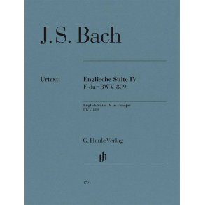 Englische Suiten BWV 806-811 : Englische Suite Nr. 4 F-dur BWV 809