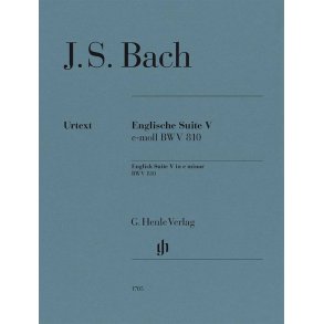 Englische Suiten BWV 806-811 : Englische Suite Nr. 5 e-moll BWV 810