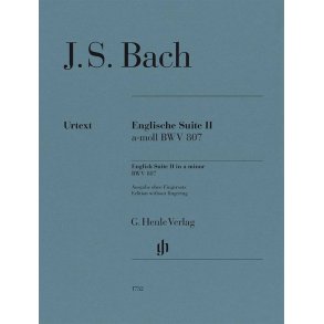 Englische Suiten BWV 806-811 - Without Fingering : Englische Suite Nr. 2 a-moll BWV 807