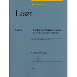 Liszt: 11 bekannte Originalst&uuml;cke : von leicht bis mittelschwer, mit praktischen Erl&auml;uterungen