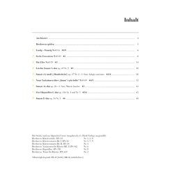 Beethoven: 9 bekannte Originalst&uuml;cke : von leicht bis mittelschwer, mit praktischen Erl&auml;uterungen