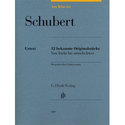 Schubert: 12 bekannte Originalst&uuml;cke : von leicht bis mittelschwer
