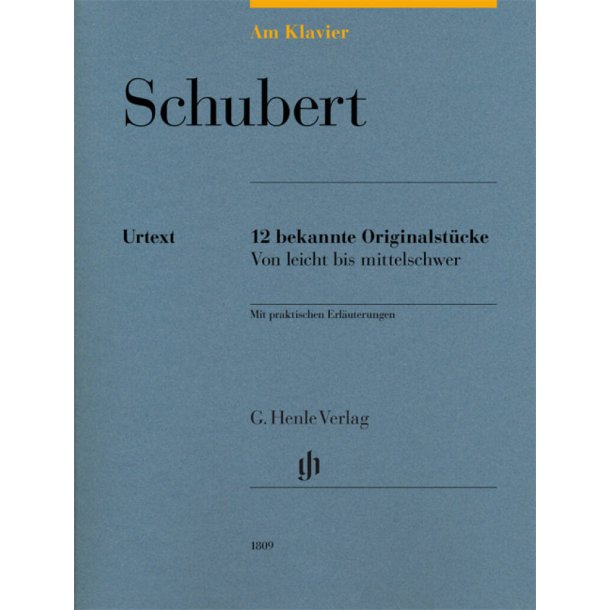 Schubert: 12 bekannte Originalst&uuml;cke : von leicht bis mittelschwer