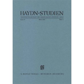 Haydn-Studien Bd. 2 Heft 1 : Haydn Studies Vol. 2 No. 1