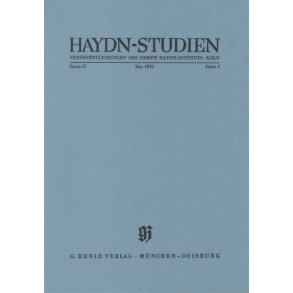 Haydn-Studien Bd. 2 Heft 3 : Haydn Studies Vol. 2 No. 3