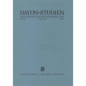 Haydn-Studien Bd. 3 Heft 1 : Haydn Studies Vol. 3 No. 1