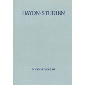 Haydn-Studien Einb.-Decke 3 : Haydn Studies Cover 3
