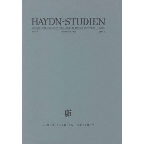 Haydn-Studien Bd. 5 Heft 2 : Haydn Studies Vol. 5 No. 2