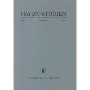Haydn-Studien Bd. 5 Heft 3 : Haydn Studies Vol. 5 No. 3