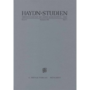Haydn-Studien Bd. 6 Heft 1 : Haydn Studies Vol. 6 No. 1
