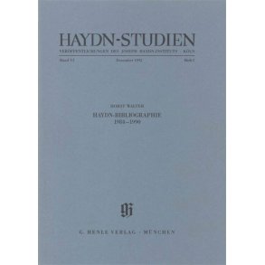 Haydn-Studien Bd. 6 Heft 3 : Haydn Studies Vol. 6 No. 3