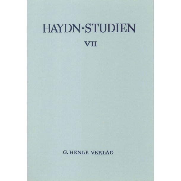 Haydn-Studien Einb.-Decke 6 : Haydn Studies Cover 6