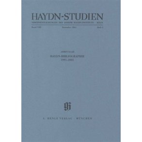 Haydn-Studien Band 8 Heft 2 : Haydn Studies Vol. 8 No. 2