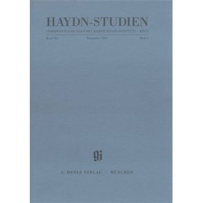 Haydn-Studies Vol. 11 No. 1