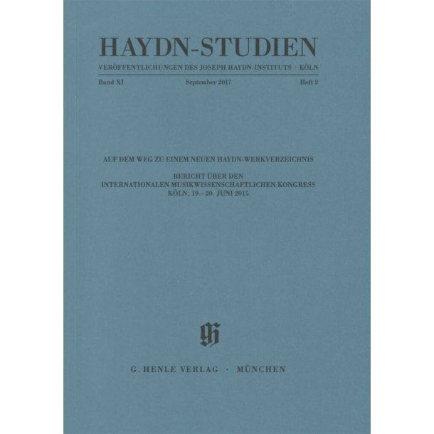 Haydn Studies Vol. 11 No. 2