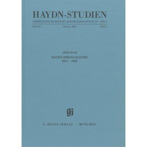 Haydn Studies Vol. 11 No. 3 : Haydn-Bibliography 2012 - 2020