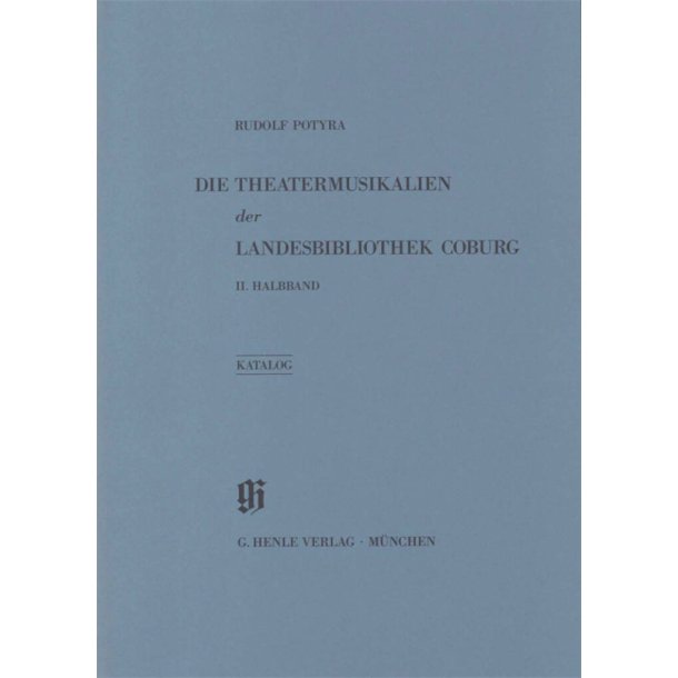 KBM 20/2 Landesbibliothek Coburg - : Catalogues of Music Collections in Bavaria