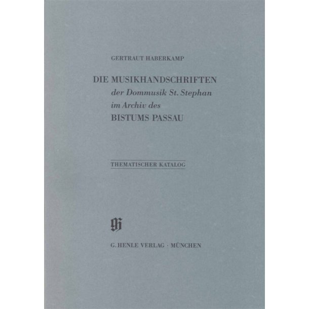 KBM 21 Dommusik St. Stephan : Catalogues of Music Collections in Bavaria