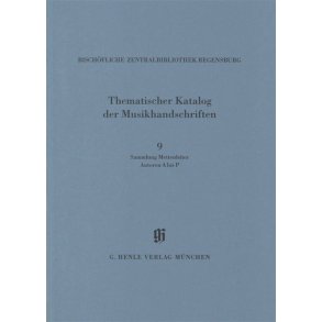 KBM 14/9 Sammlung Mettenleiter, Autoren A bis P : Catalogues of Music Collections in Bavaria