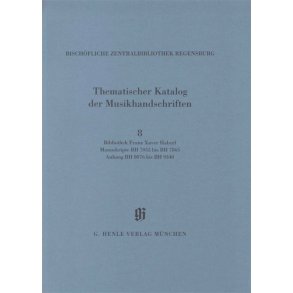 KBM 14/8 Bibliothek Franz Xaver Haberl 3 : Catalogues of Music Collections in Bavaria