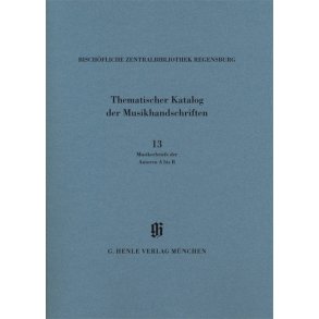 KBM 14/13 Musikerbriefe 1 : Catalogues of Music Collections in Bavaria