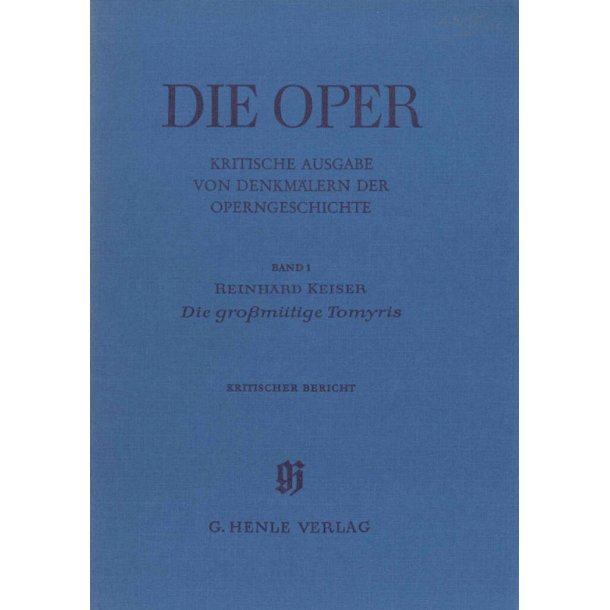 Die gro&szlig;m&uuml;tige Tomyris : Die gro&szlig;m&uuml;tige Tomyris