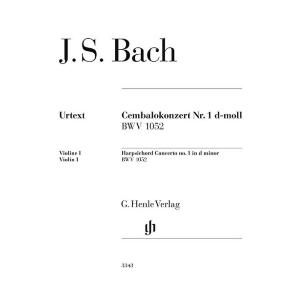 Hapsichord Concerto No. 1 d minor BWV 1052