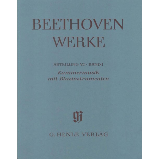 Kammermusik mit Blasinstrumenten : Chamber Music with Winds (with critical report)