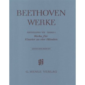 Werke für Klavier zu vier Händen : Critical report