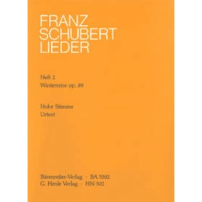 Winterreise Opus 89 High Voice