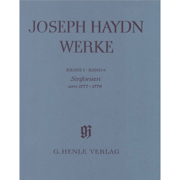 Sinfonien um 1777-1779 (mit Kritischem Bericht) : Sinfonias about 1777-1779 (with critical report)