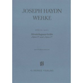 Streichquartette op. 9 und op. 17 : Critical report