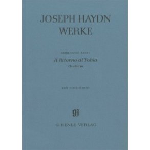 Il Ritorno di Tobia - Oratorio, Band I : Wissenschaftliche Gesamtausgabe, Kritischer Bericht, Reihe XXVIII, Band 1