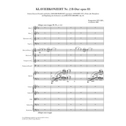 Klavierkonzert Nr. 2 B-dur op. 83 : with critical report