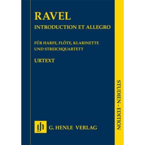 Introduction et Allegro : for Harp, Flute, Clarinet and String Quartet