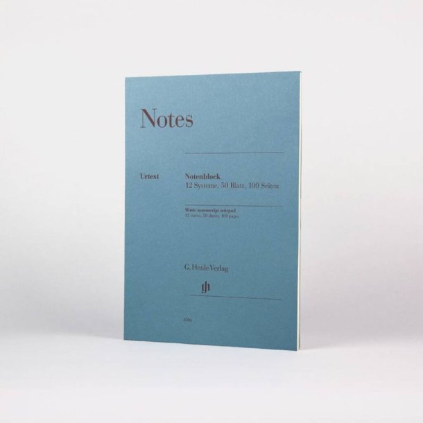 Notes - Notenblock - 12 systeme : Sketchbook for Music and Notes
