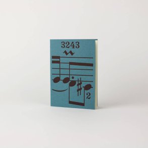 Greeting Card - Music : Embossed, folded card on Henle paper with blank page insert and envelope
