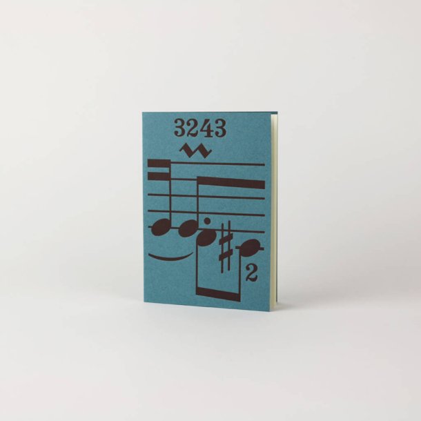 Greeting Card - Music : Embossed, folded card on Henle paper with blank page insert and envelope