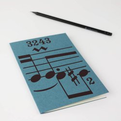 Greeting Card - Music : Embossed, folded card on Henle paper with blank page insert and envelope
