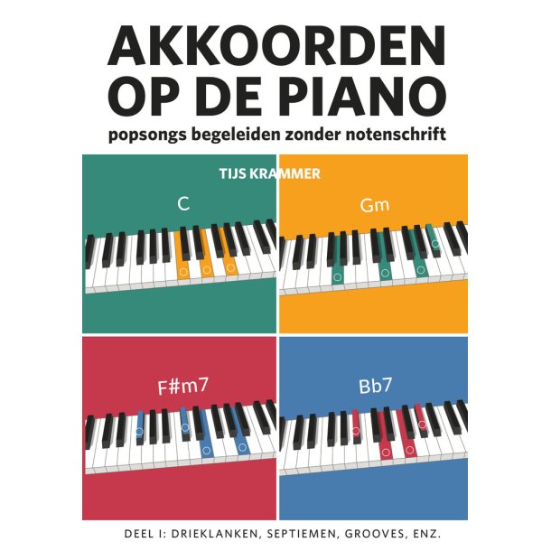 Akkoorden op de piano, deel 1 : Popsongs begeleiden zonder notenschrift