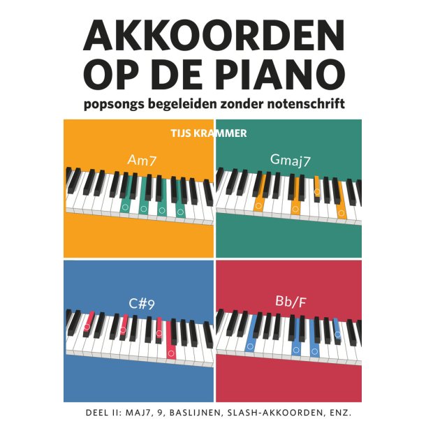 Akkoorden op de piano, deel 2 : Popsongs begeleiden zonder notenschrift