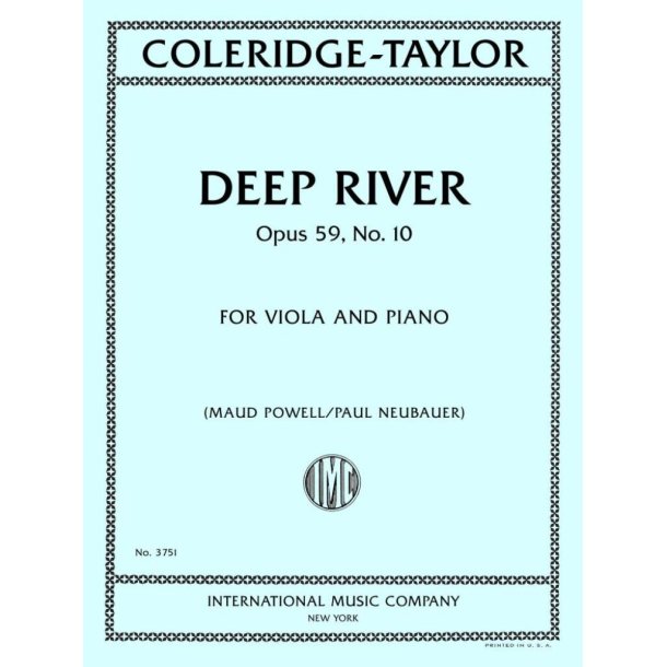 Deep River, Op. 59, No. 10