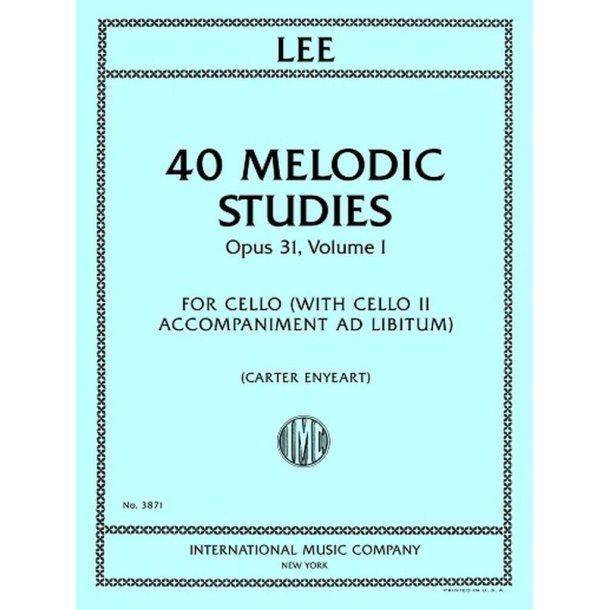 40 Melodic Studies : Opus 31, Volume I