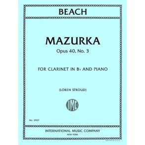 Mazurka Opus 40 No. 3