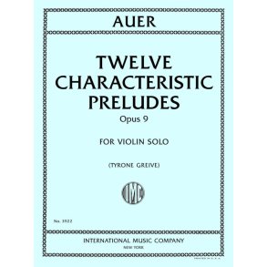 Twelve Characteristic Preludes : Opus 9