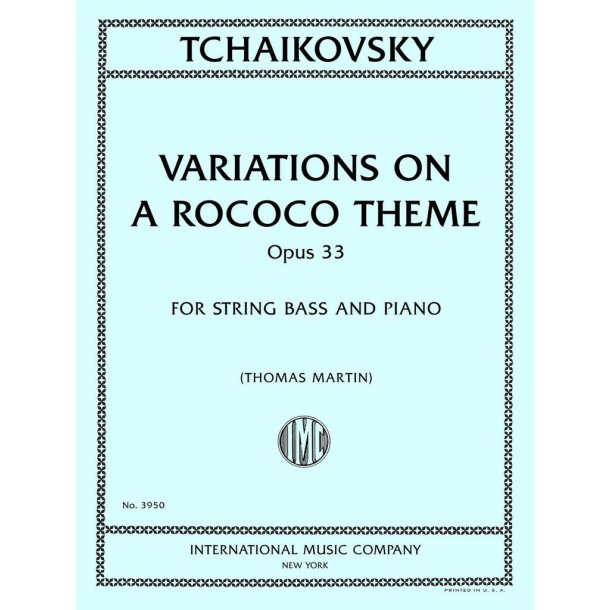 Variations on a Rococo Theme, Opus 33