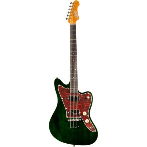 JJ350 Electric Guitar - Green Canadian roasted maple