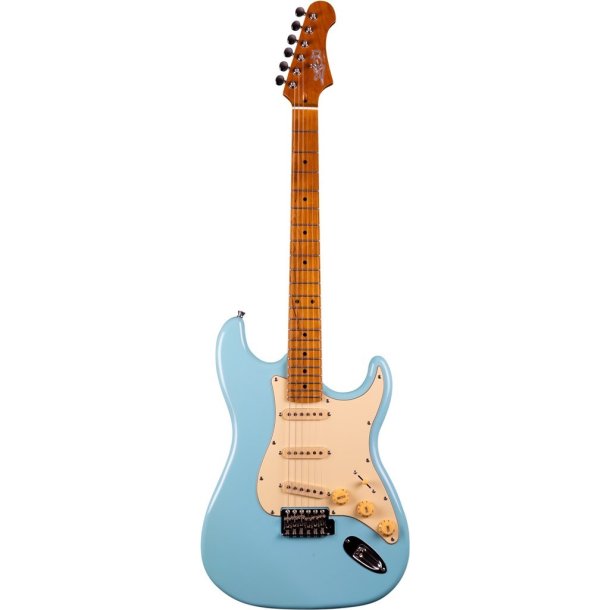 JS300 Elektrisk Guitar  fra Jet Guitars - Blue : Roasted Maple Fretboard